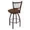 Holland Bar Stool Co 30" Swivel Bar Stool, Bronze Finish, Rein Thatch Seat 81030BZ026 - alternate 3